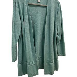 Christopher & Banks Cardigan Sweater with Ribbed Hem